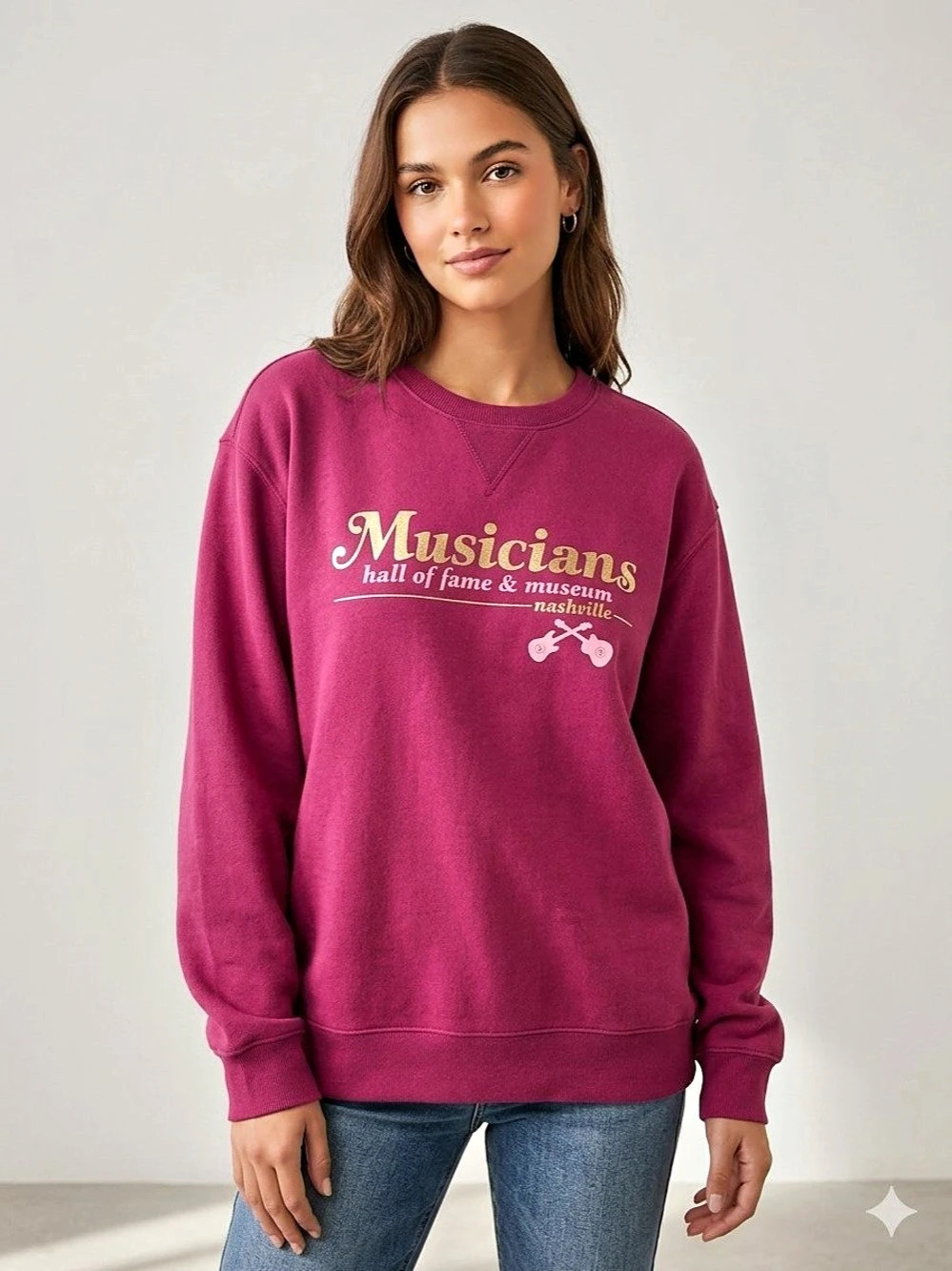 Rare Musicians Hall of Fame & Museum Nashville Souvenir Crewneck
